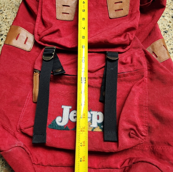 Jeep Red Rucksack Backpack - Picture 11 of 12